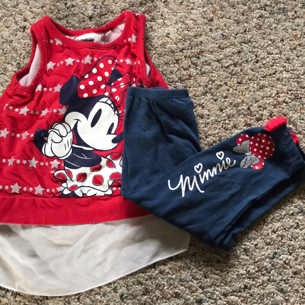 Minnie Mouse girls outfit!